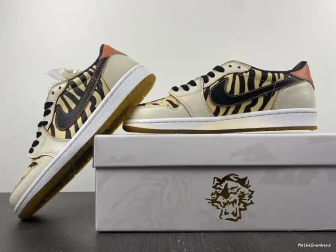 MaikeSneakers Tiger DH6932-100 Year the of OG Air Jordan 1 Low 0524